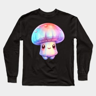 Cute Psychedelic Mushroom Long Sleeve T-Shirt